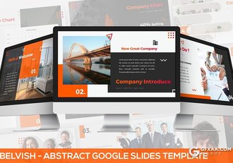 32页企业项目合作报价通用Google slides模板 3种配色2种尺寸 - 顶尖PPT