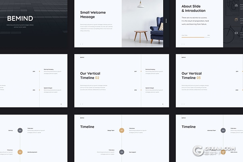 104页欧美简约范商务工作总结汇报通用keynote模板 3种配色 - 顶尖PPT