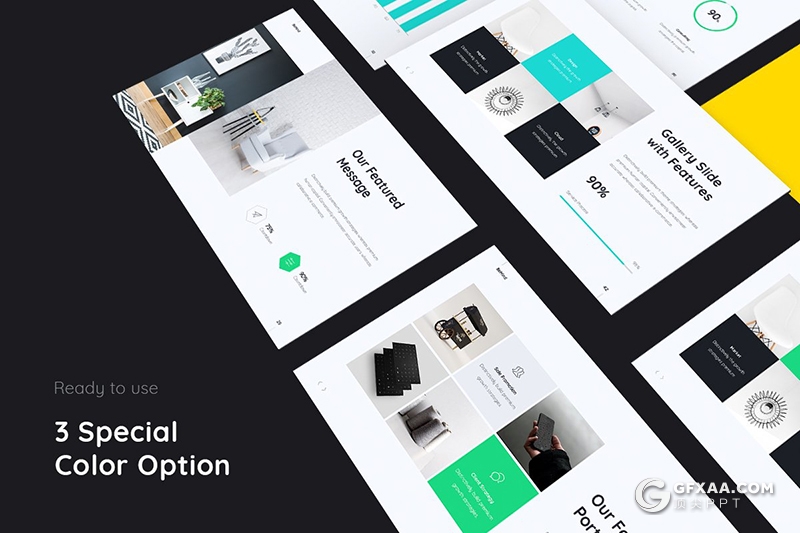 104页欧美简约范商务工作总结汇报通用keynote模板 3种配色 - 顶尖PPT