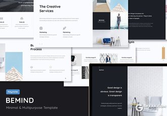 104页欧美简约范商务工作总结汇报通用ppt模板 3种配色 - 顶尖PPT