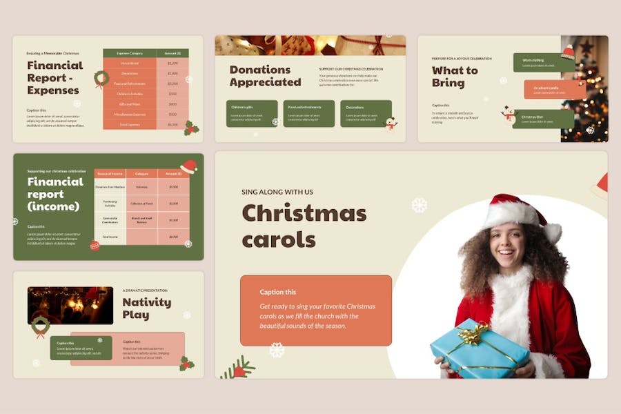 圣诞节项目活动方案PPT模板 - 顶尖PPT