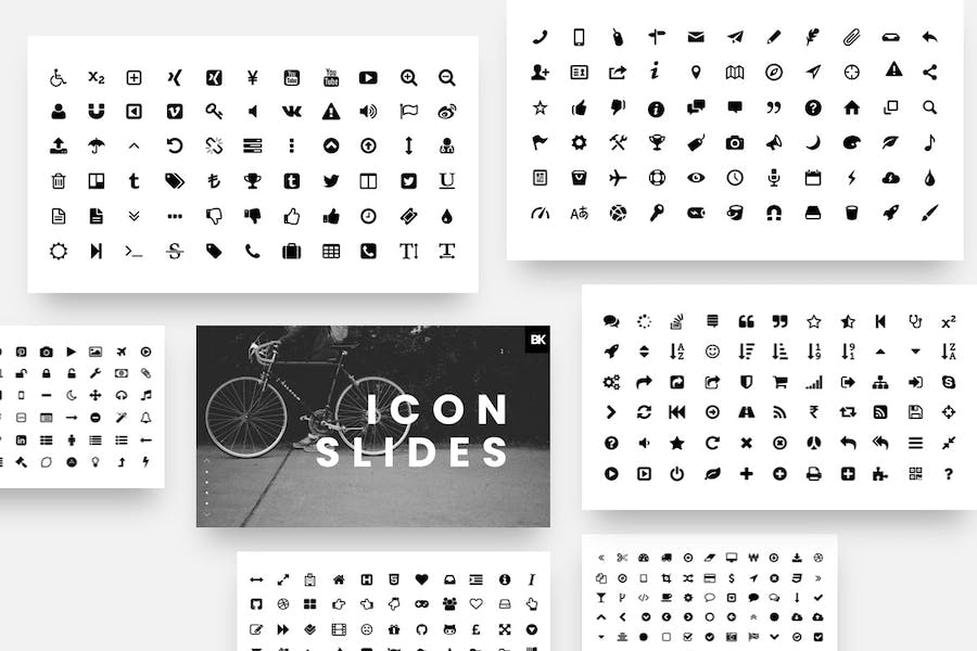 黑色极简创意PPT模板 - 顶尖PPT