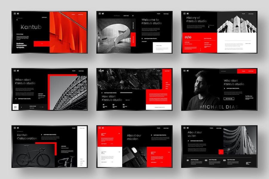 欧美商务风格PPT模板 - 顶尖PPT