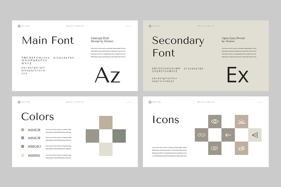 品牌形象宣传指南展示PPT模板 - 顶尖PPT