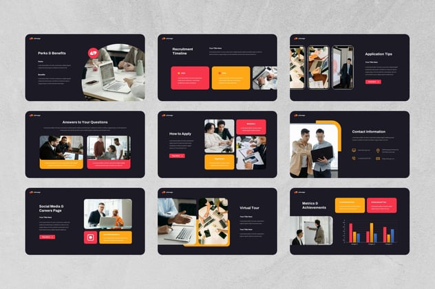 职位招聘人才招募宣传PPT模板 - 顶尖PPT