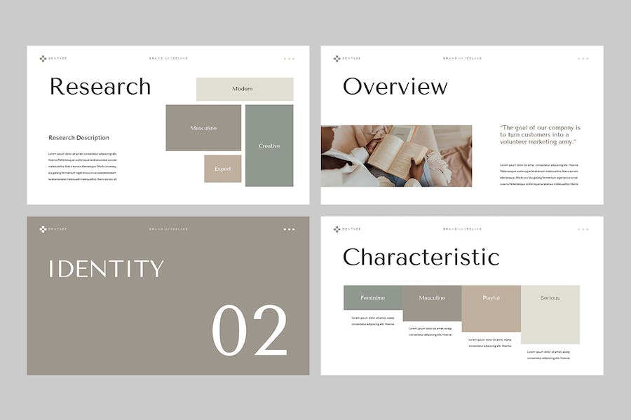 品牌形象宣传指南展示PPT模板 - 顶尖PPT