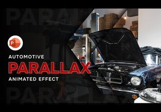 视觉差立体动画PPT模板 - 顶尖PPT