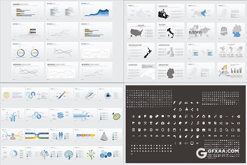 125页房地产行业年终工作汇报数据分析统计PPT模板 - 顶尖PPT