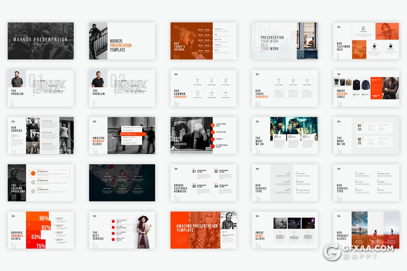 262页国外商务工作总结多用途keynote模板 商务图形设计keynote素材 - 顶尖PPT