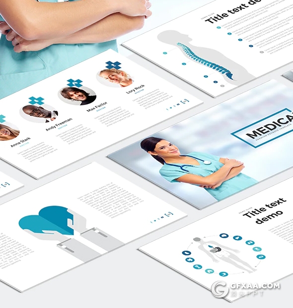 医学医疗研究诊断keynote模板 包含15种主题配色 - 顶尖PPT