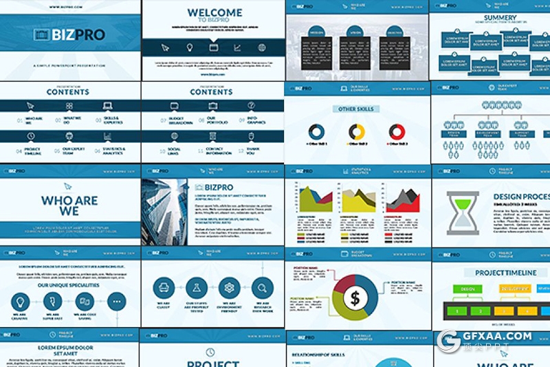 65页项目提案工作总结分析PPT模板 - 顶尖PPT