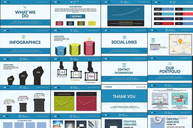 65页项目提案工作总结分析PPT模板 - 顶尖PPT