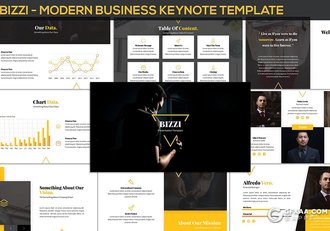 30页年终工作汇报新年计划keynote模板 3种主题配色 - 顶尖PPT