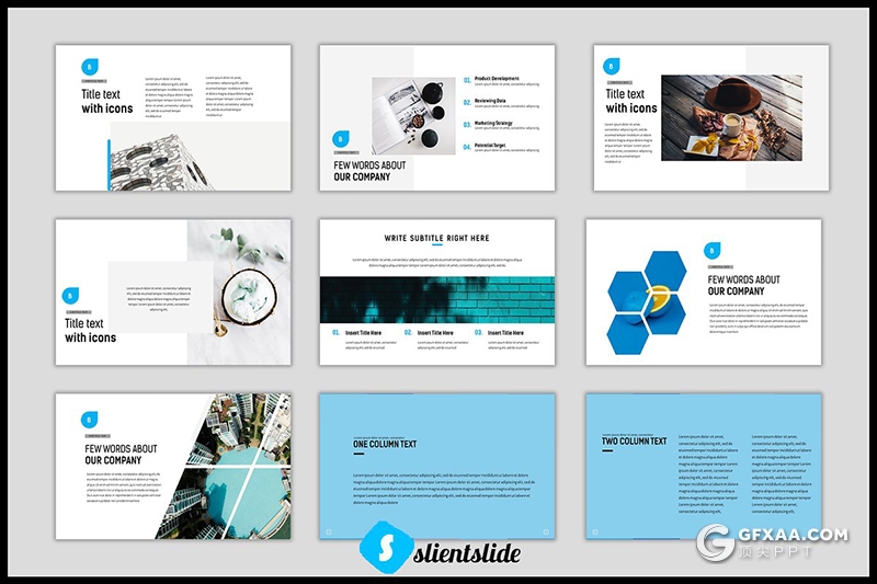 90页蓝色商务工作汇报数据分析统计PPT模板 - 顶尖PPT