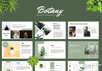 50多页国外极简文艺多用途keynote模板 - 顶尖PPT