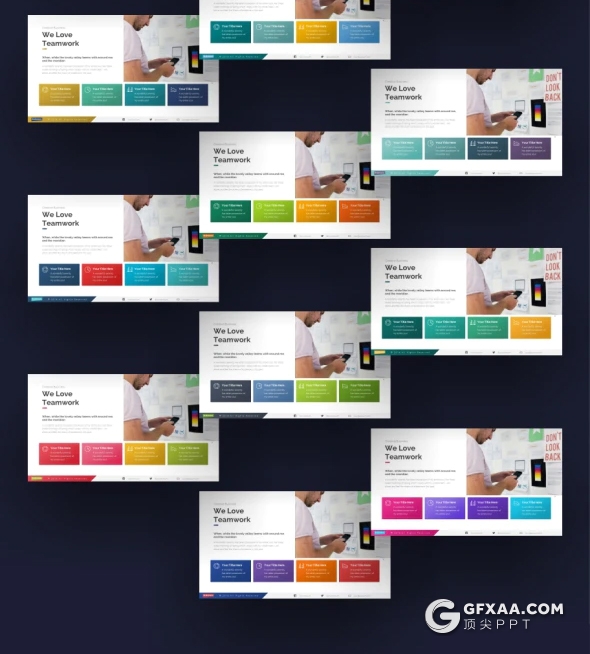 75页高端设计风格教育培训风格PPT模板 21种主题配色94个xml配色文件 - 顶尖PPT