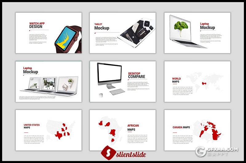 80页欧美扁平化商务风格年终工作总结ppt模板 - 顶尖PPT