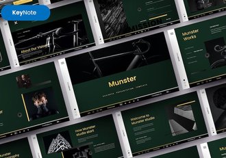 黑色商务风格Keynote模板 - 顶尖PPT