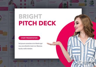 20页4:3尺寸粉色商务年终工作汇报总结ppt模板 - 顶尖PPT