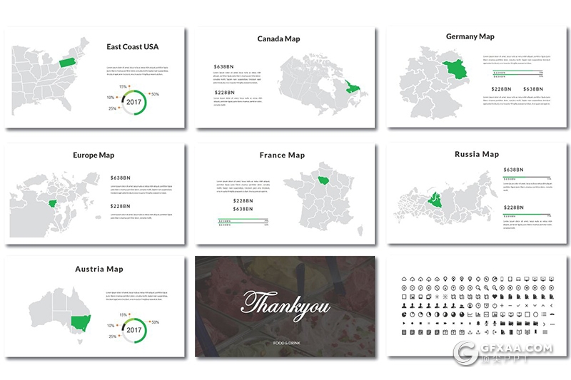 75页简约风格餐饮美食介绍展示ppt模板 - 顶尖PPT