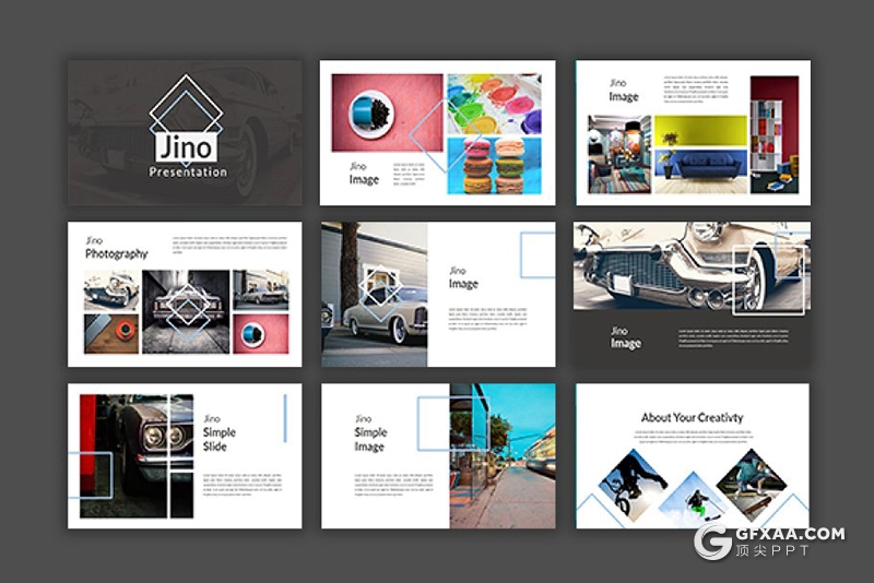 36页极简风格团队介绍工作汇报ppt模板 - 顶尖PPT