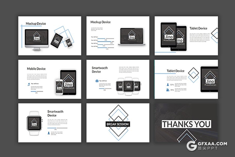 36页极简风格团队介绍工作汇报ppt模板 - 顶尖PPT