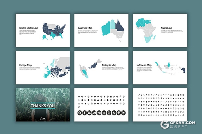 72页简约风格摄影图片模特写真展示ppt模板 - 顶尖PPT