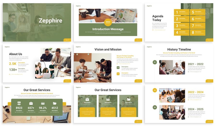 国外商业公司年度总结汇报新年规划PPT模板 - 顶尖PPT