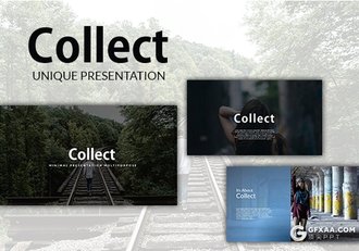 55页欧美简约风格商务工作汇报计划PPT模板 - 顶尖PPT