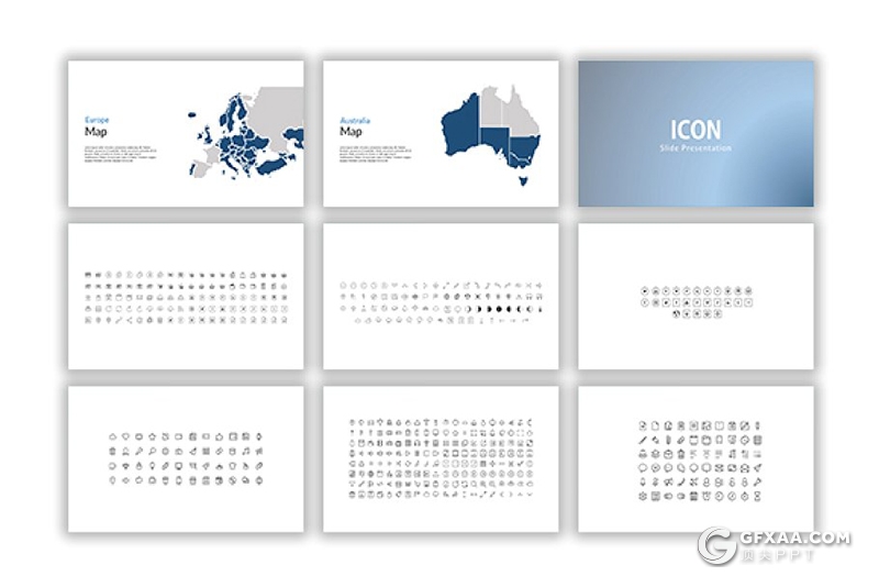 55页欧美简约风格商务工作汇报计划PPT模板 - 顶尖PPT