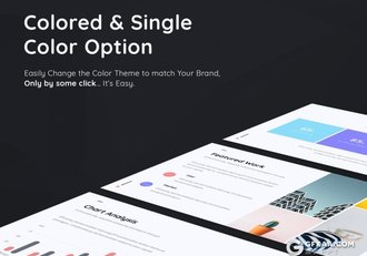 81页欧美商务风格年终工作汇报新年计划keynote模板 - 顶尖PPT
