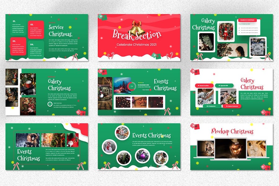 圣诞老人主题演讲方案Keynote模板 Retry - 顶尖PPT