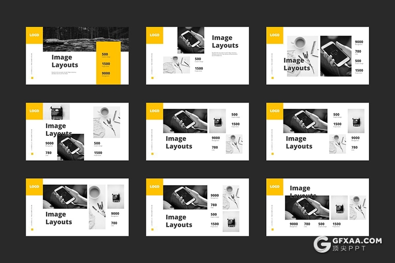 111页国外商务风格年终汇报多用途PPT模板 10种主题配色 - 顶尖PPT