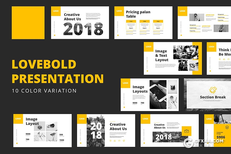111页国外商务风格年终汇报多用途PPT模板 10种主题配色 - 顶尖PPT