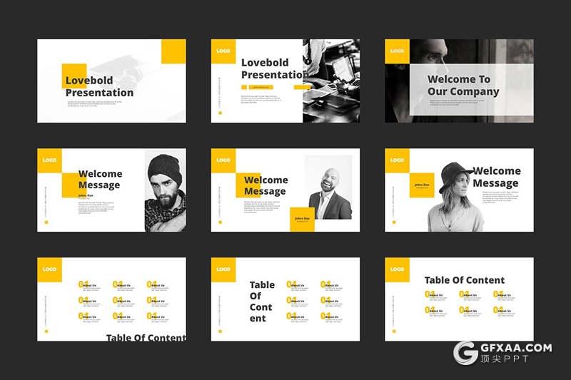 111页国外商务风格年终汇报多用途PPT模板 10种主题配色 - 顶尖PPT