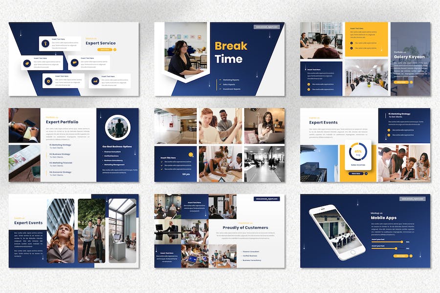 公司年度财务报告总结Keynote模板 - 顶尖PPT