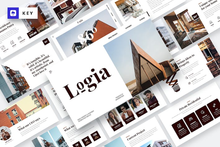 房产销售项目介绍keynote模板 - 顶尖PPT