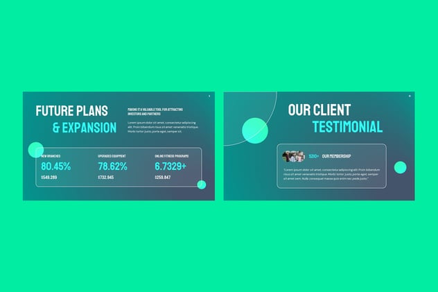 健身房场馆宣传健身项目展示PPT模板 - 顶尖PPT