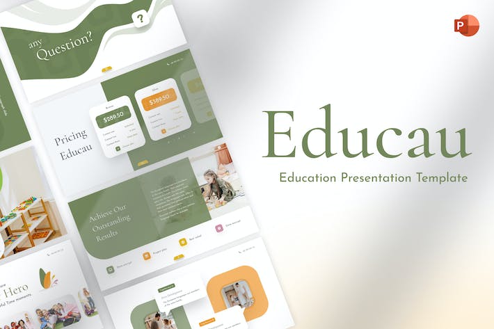 简约大气趣味教育培训早教教育主题PPT模板 - 顶尖PPT