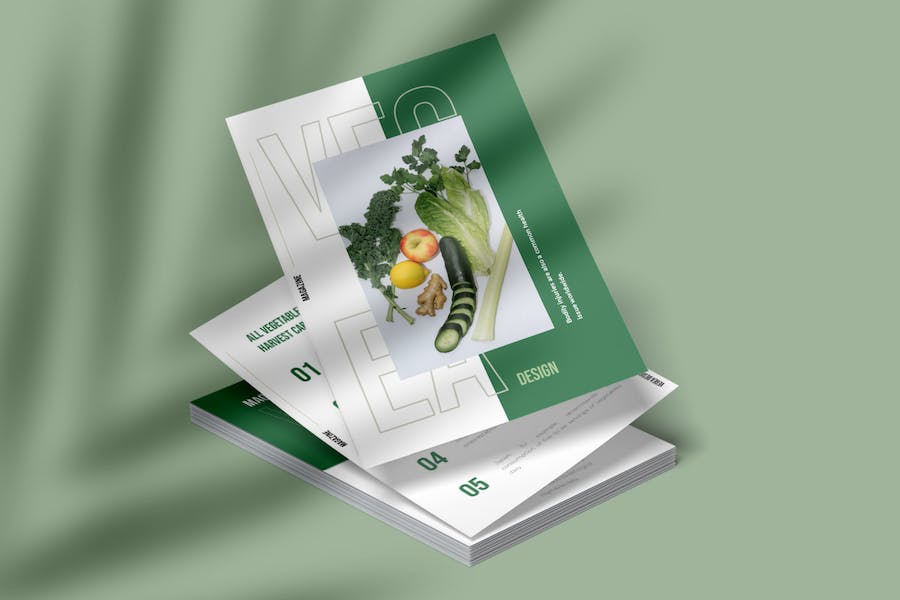 蔬菜介绍展示PPT画册模板 - 顶尖PPT