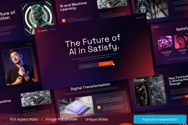 人工智能AI keynote模板 - 顶尖PPT