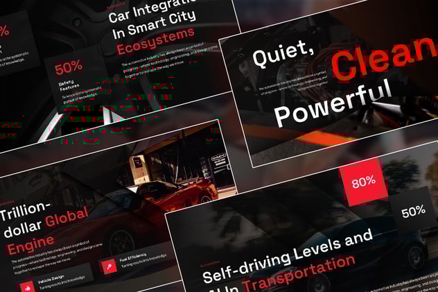 视觉差立体动画PPT模板 - 顶尖PPT