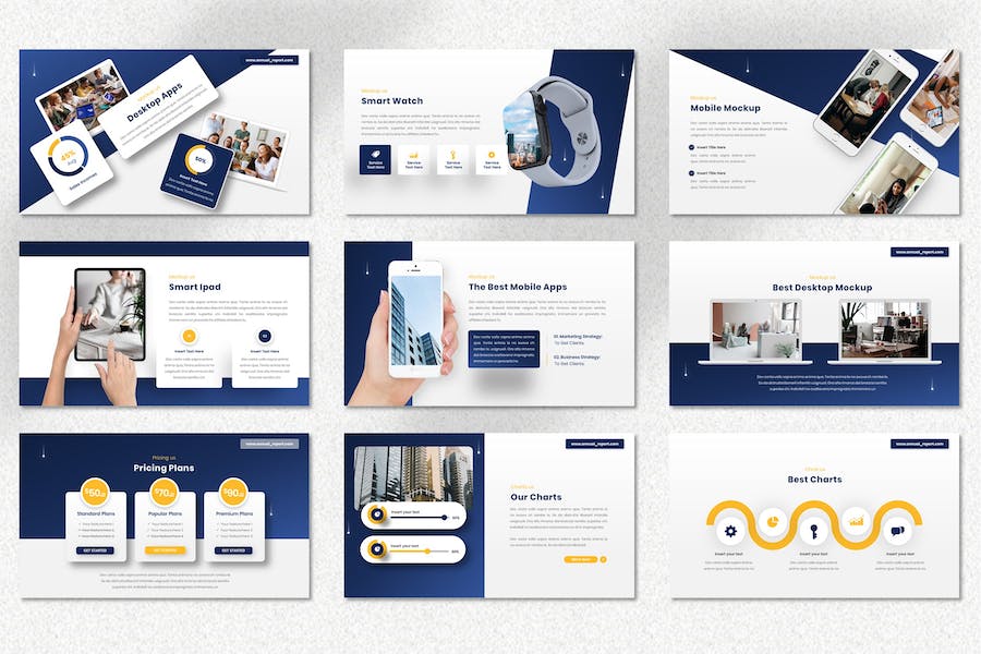 公司年度财务报告总结Keynote模板 - 顶尖PPT