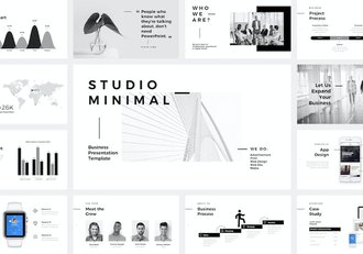 极简设计创意演讲展示Keynote模板 - 顶尖PPT