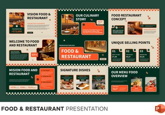 餐饮食品品牌推广运营PPT模板 - 顶尖PPT