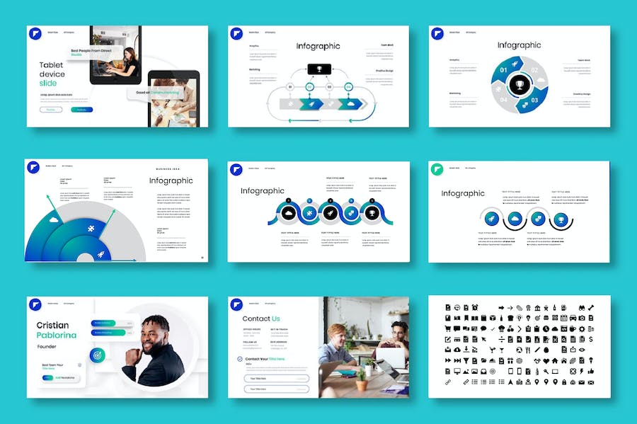 企业会议业务合作洽谈PPT模板 - 顶尖PPT