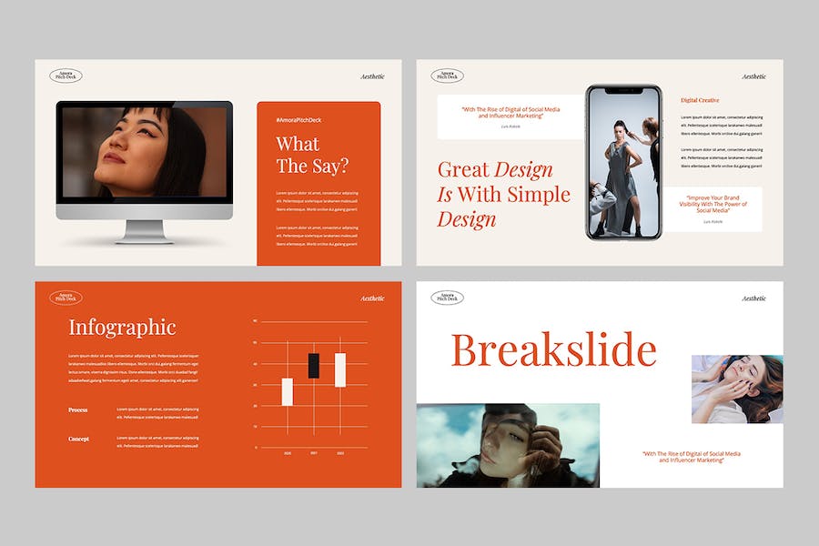 极简美学设计风格展示创意应用方案PPT模板 - 顶尖PPT