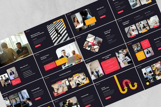 职位招聘人才招募宣传PPT模板 - 顶尖PPT