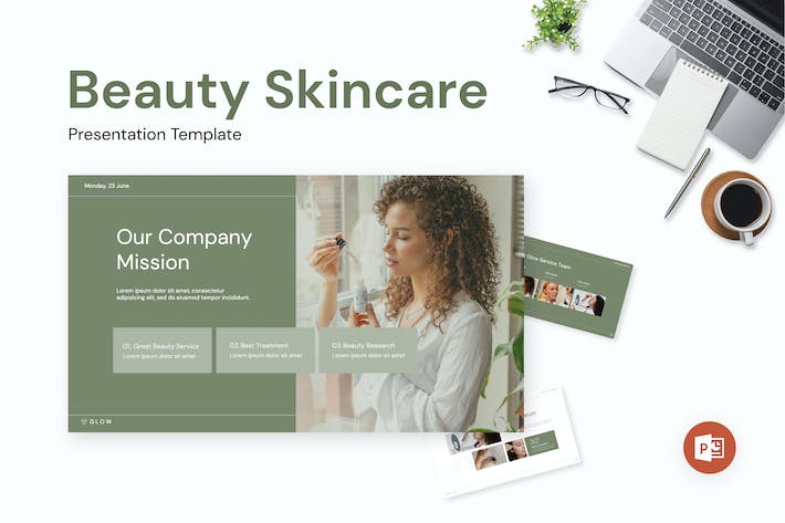 美容护肤品产品推广宣传PPT模板 - 顶尖PPT