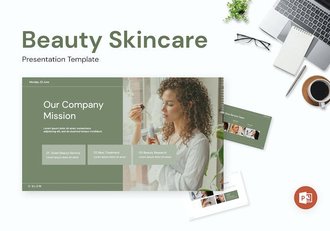 美容护肤品产品推广宣传PPT模板 - 顶尖PPT